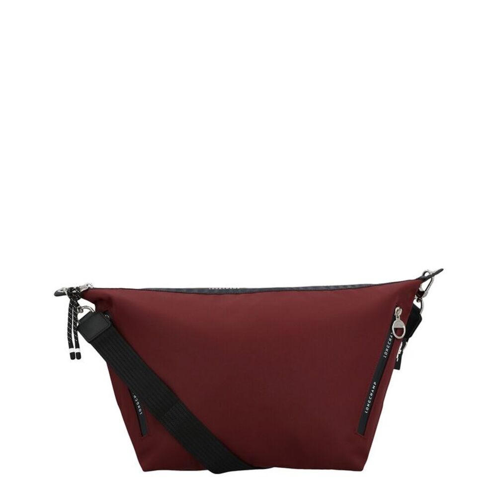 Longchamp Le Pliage Energy Canvas Crossbody, Red